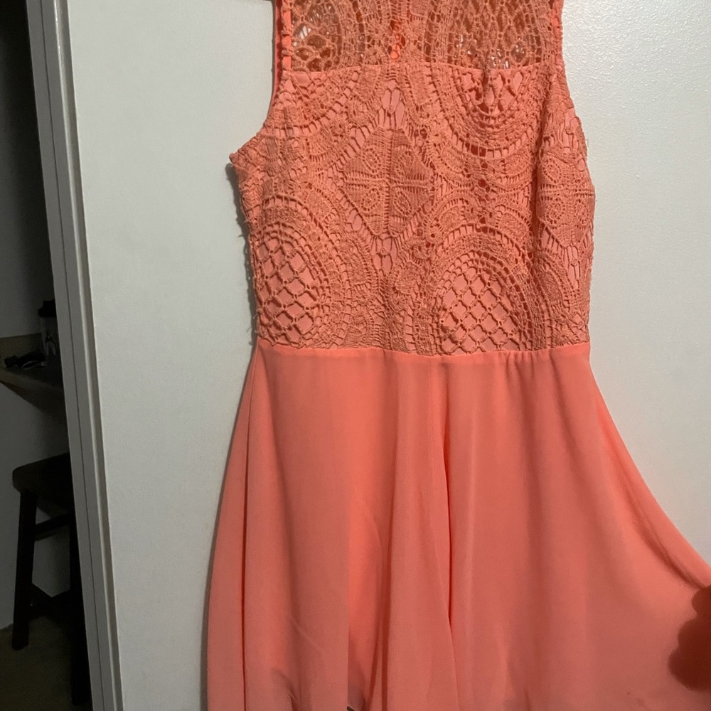 Peach romper